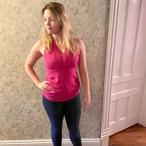 FINAL SALE Banana Republic pink tank blouse